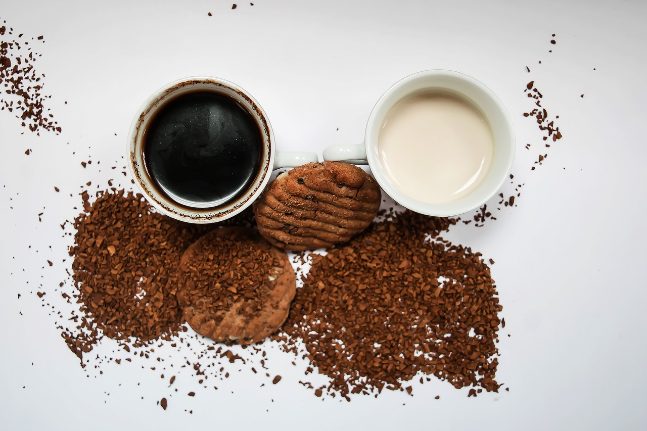 Image - coffee with biscuits biscuits