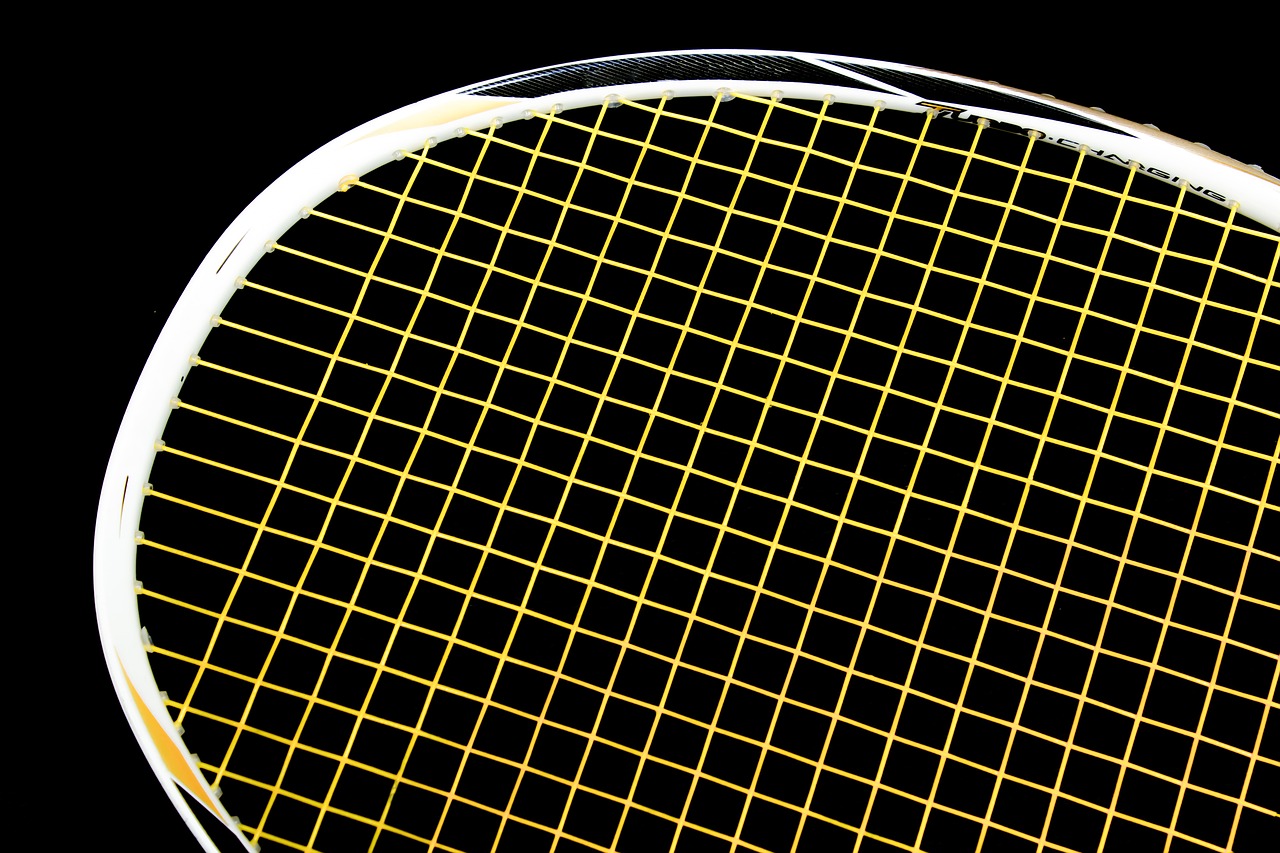 Image - badminton racket black badminton