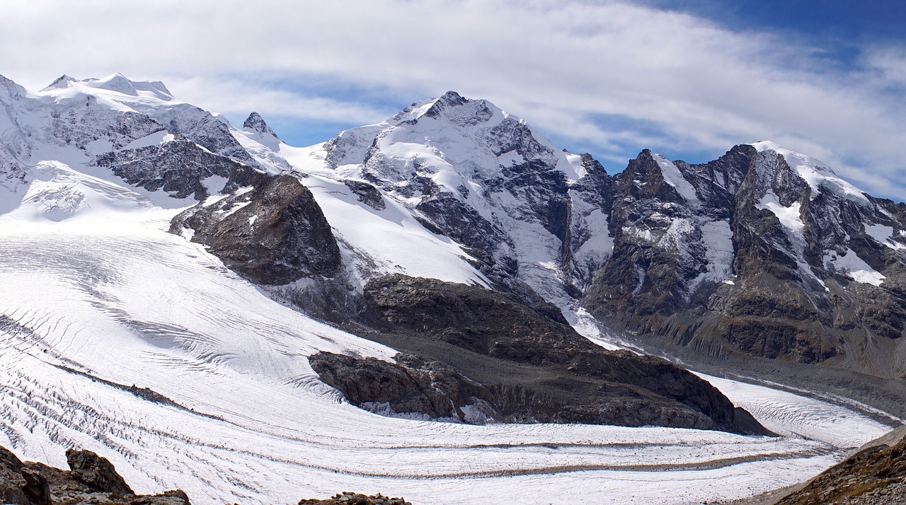 Image - panorama mountains alpine landscape