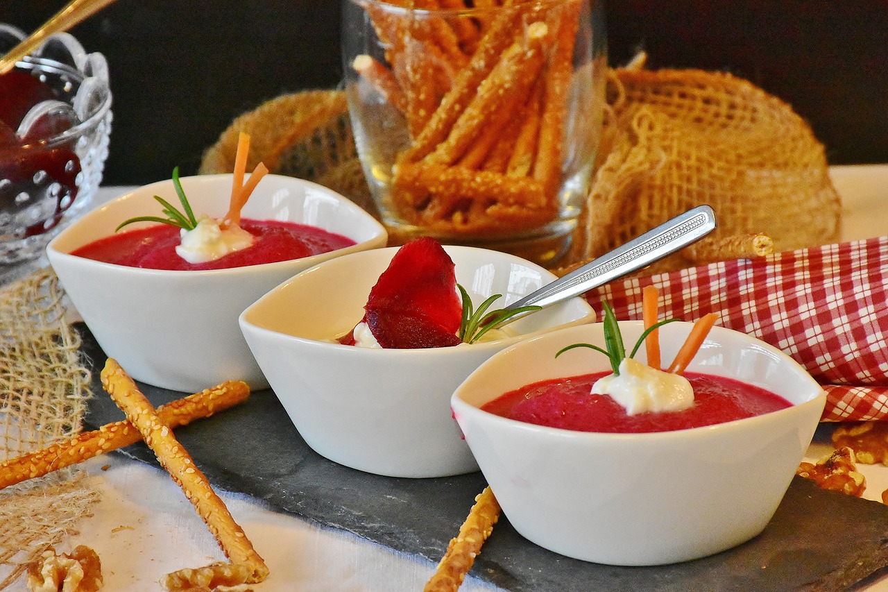 Image - beetroot dip mousse starter