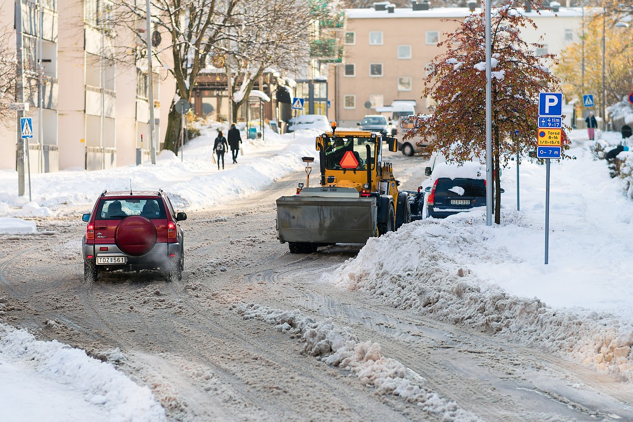 Image - plough street winter snow cold