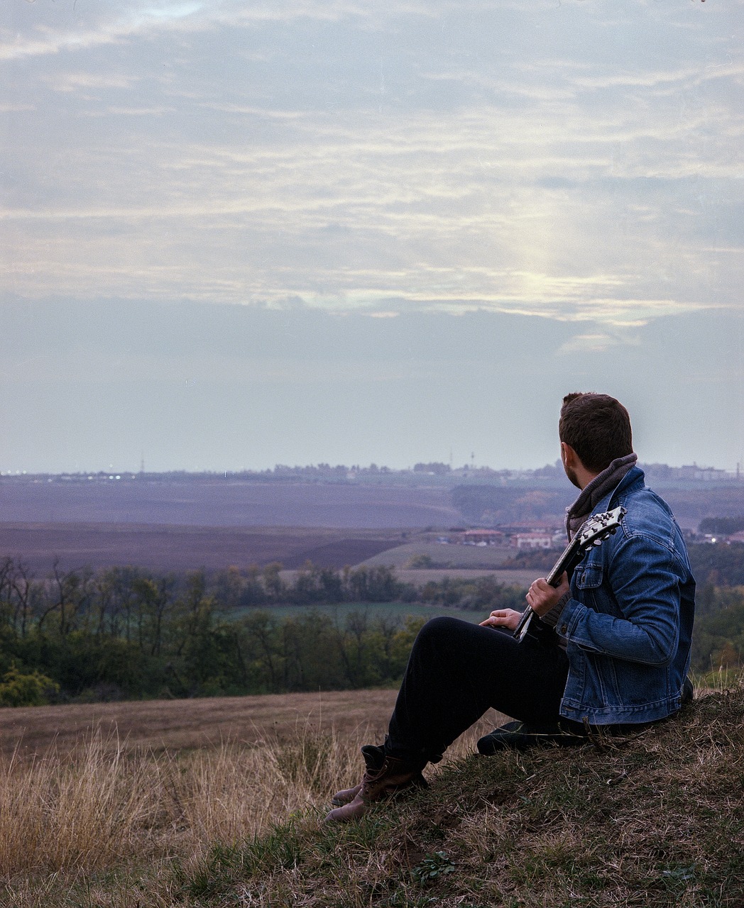 Image - young man guitarist man music