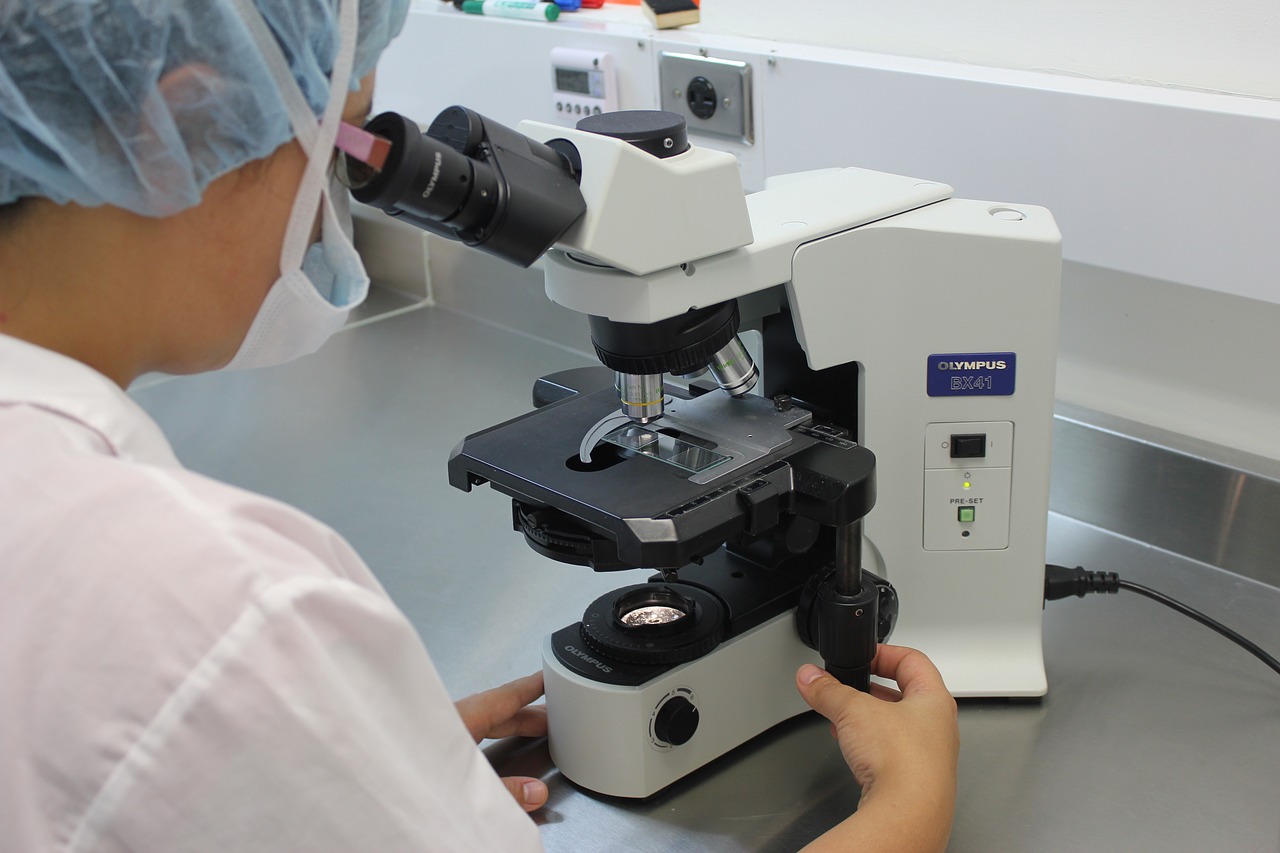 Image - microscope lab diagnosis white