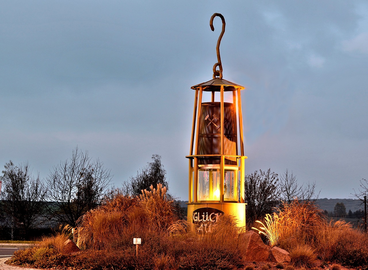 Image - safety lamp mining town bleicherode