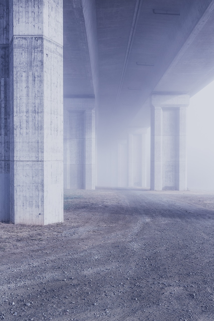 Image - bridge concrete pillar architecture