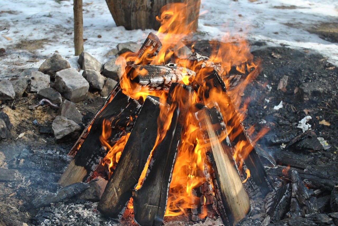 Image - fire koster flame bonfire coals