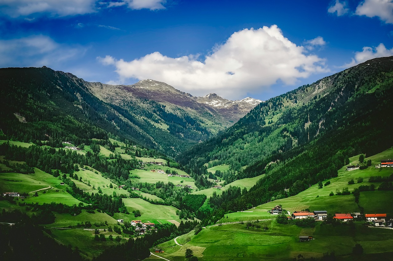 Image - austria sky clouds landscape