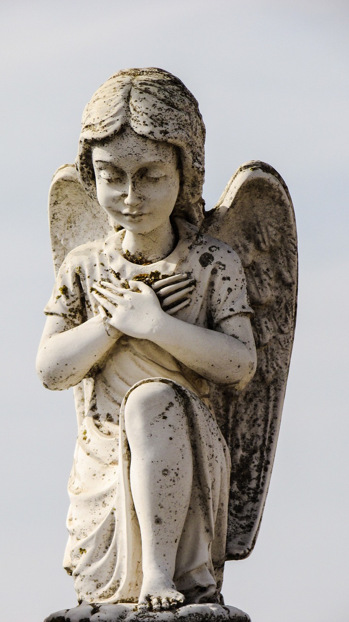 Image - angel sculpture religion statue