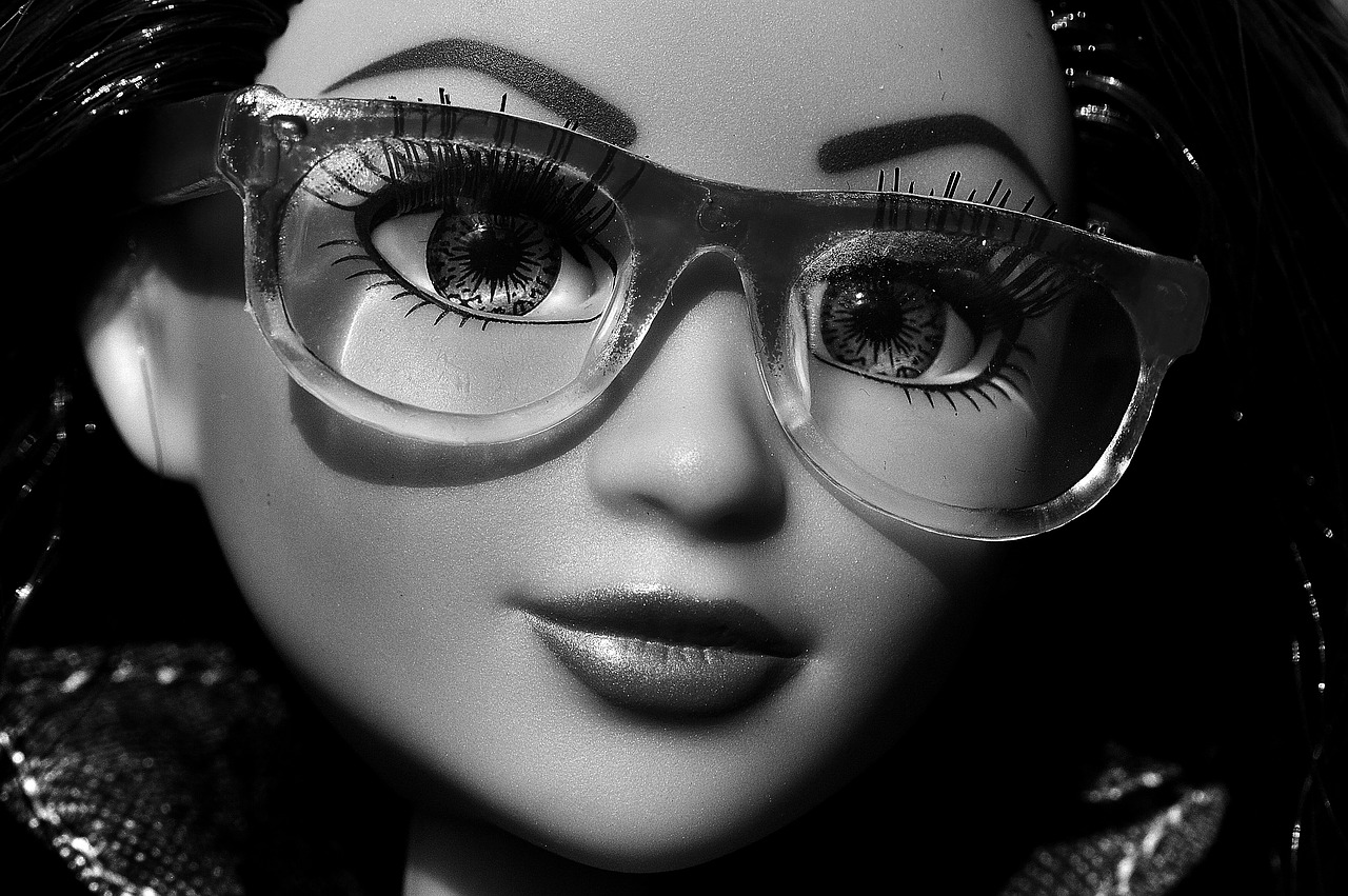 Image - doll pretty face eyes glasses