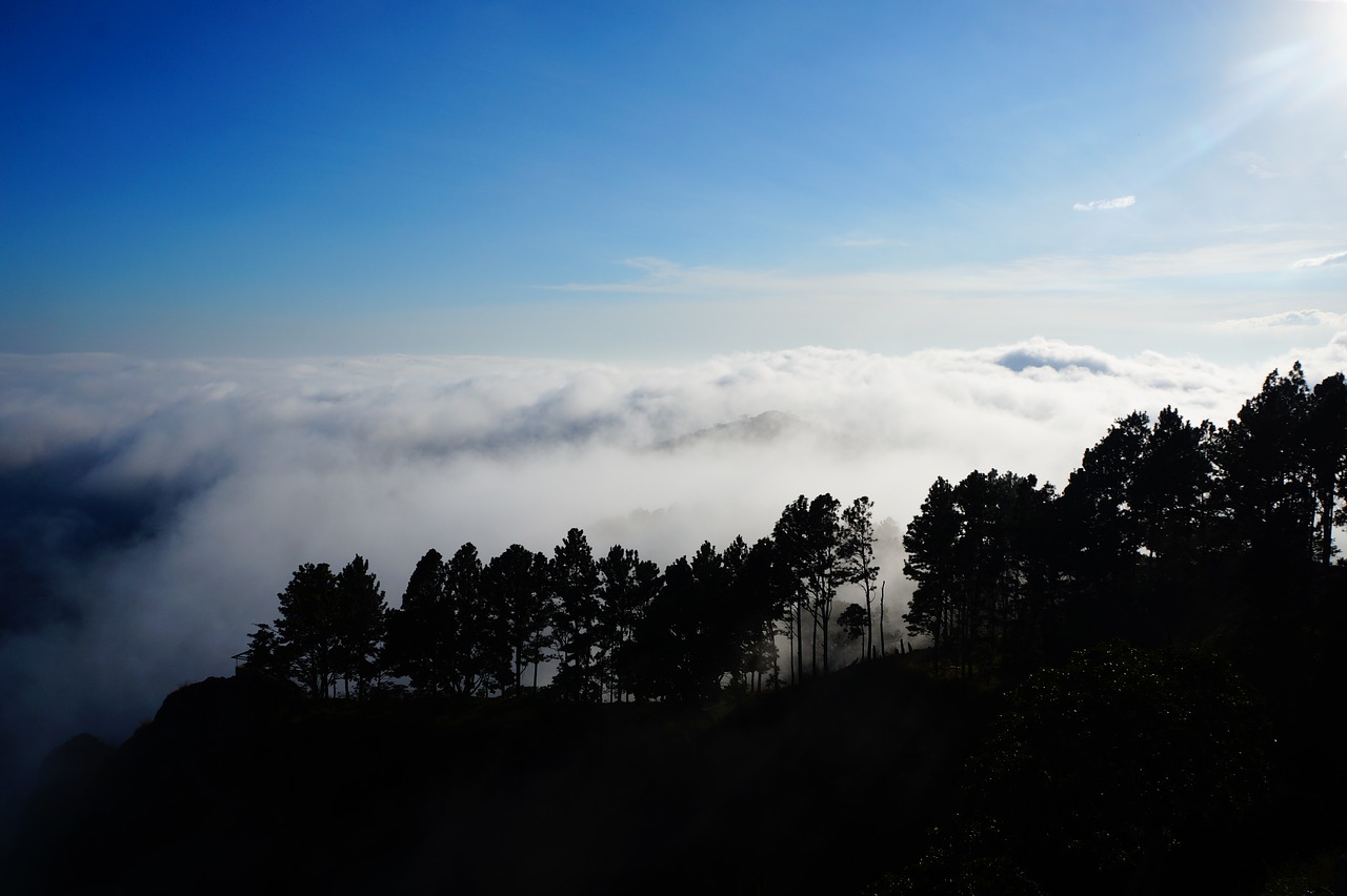 Image - el salvador fog cloudy landscape