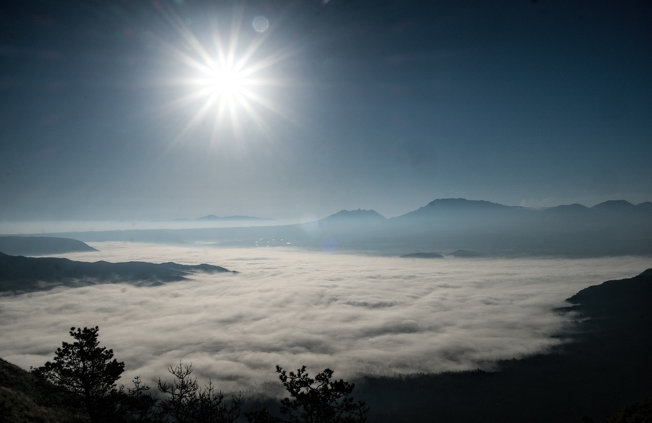 Image - japan kumamoto aso sea of ​​clouds