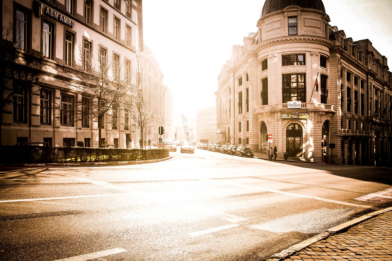 Image - brussels belgium city street