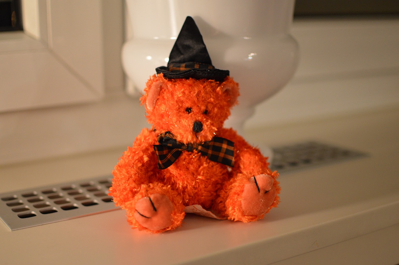 Image - teddy halloween sweet orange