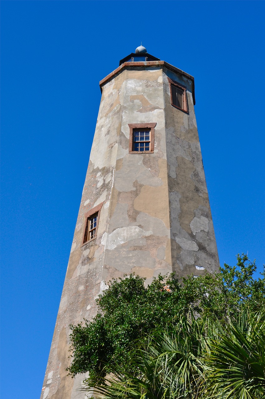 Image - lighthouse blue sky blue sky sea
