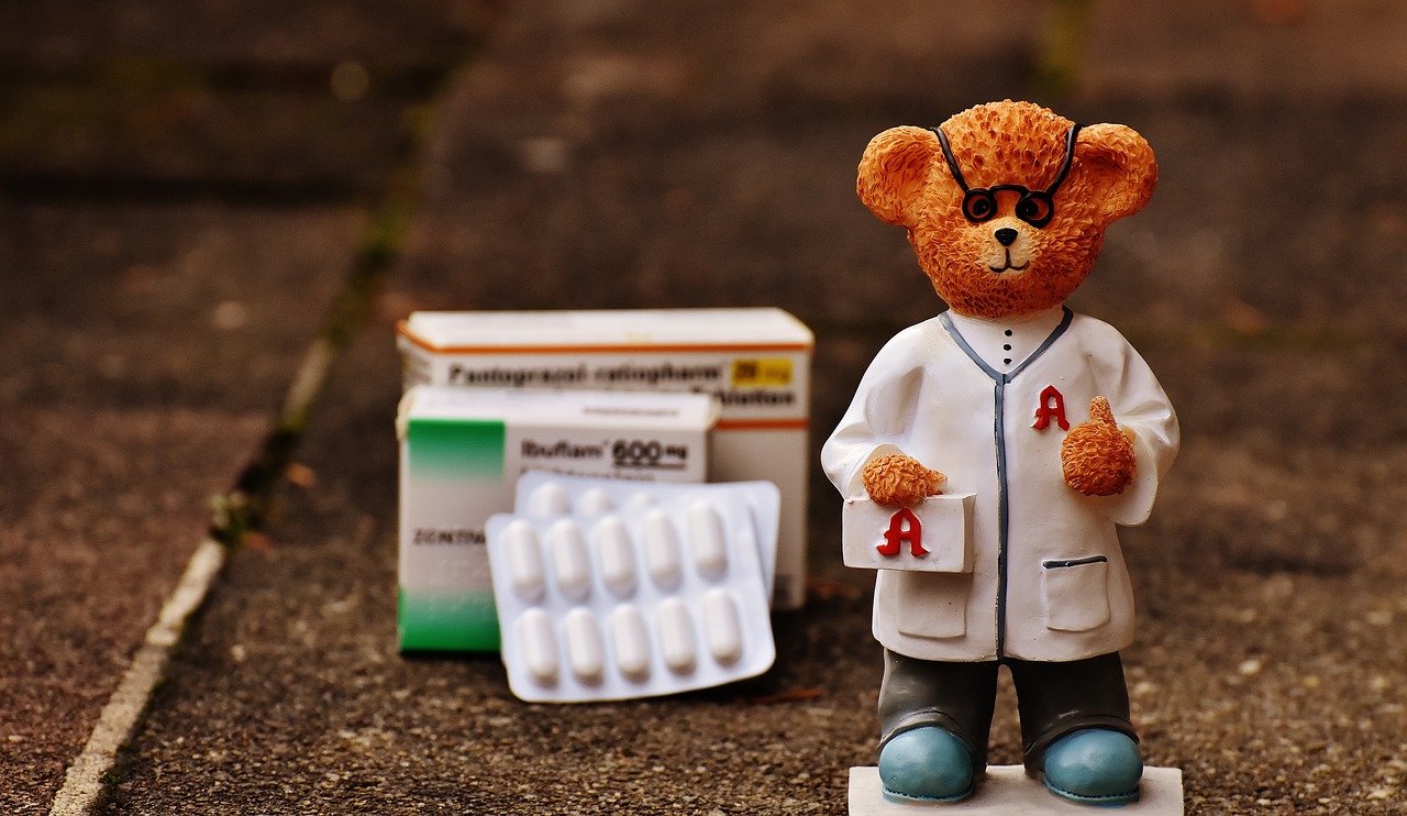 Image - bear profession pharmacist figure