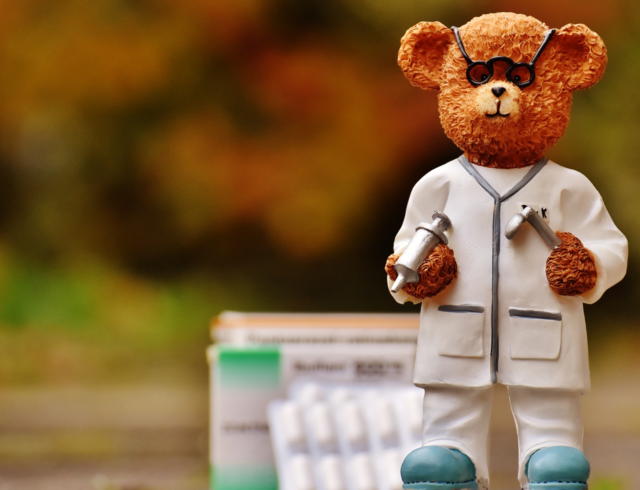 Image - bear profession doctor figure cute