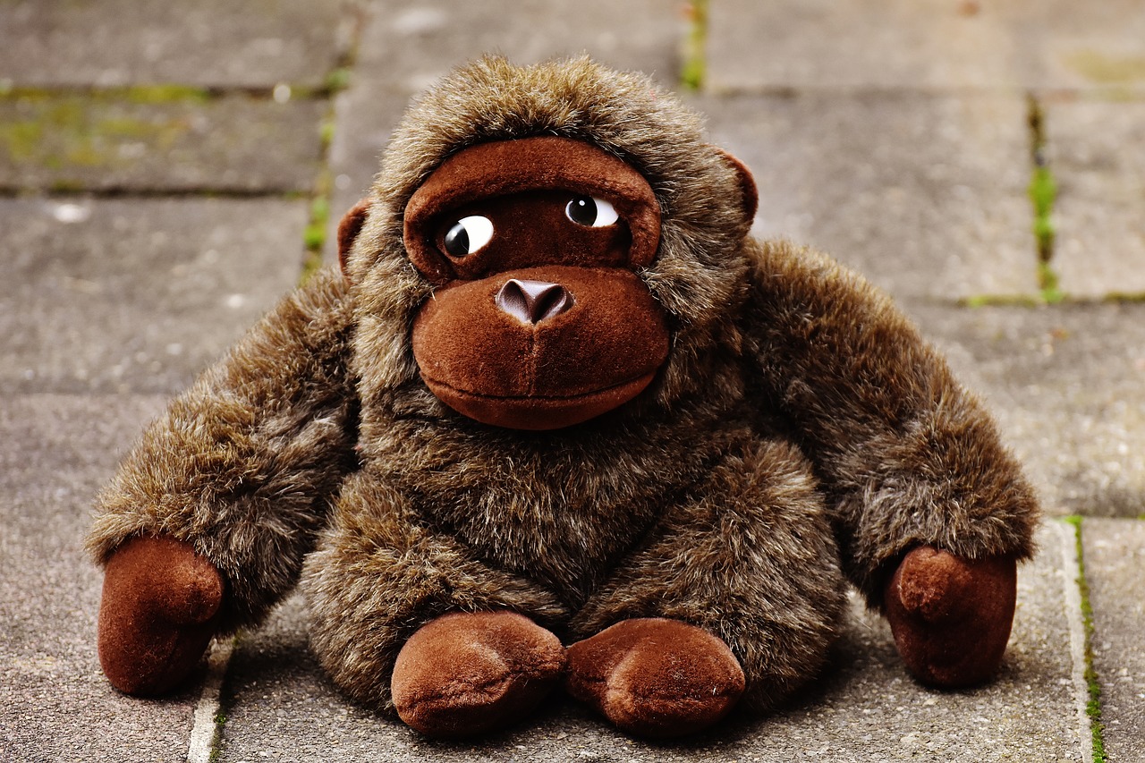 Image - monkey gorilla toys stuffed animal