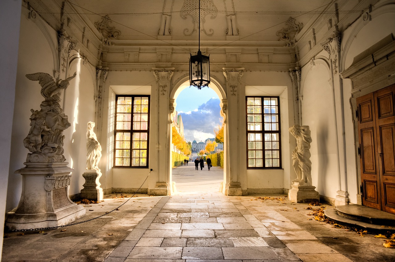 Image - vienna belvedere entry romantic