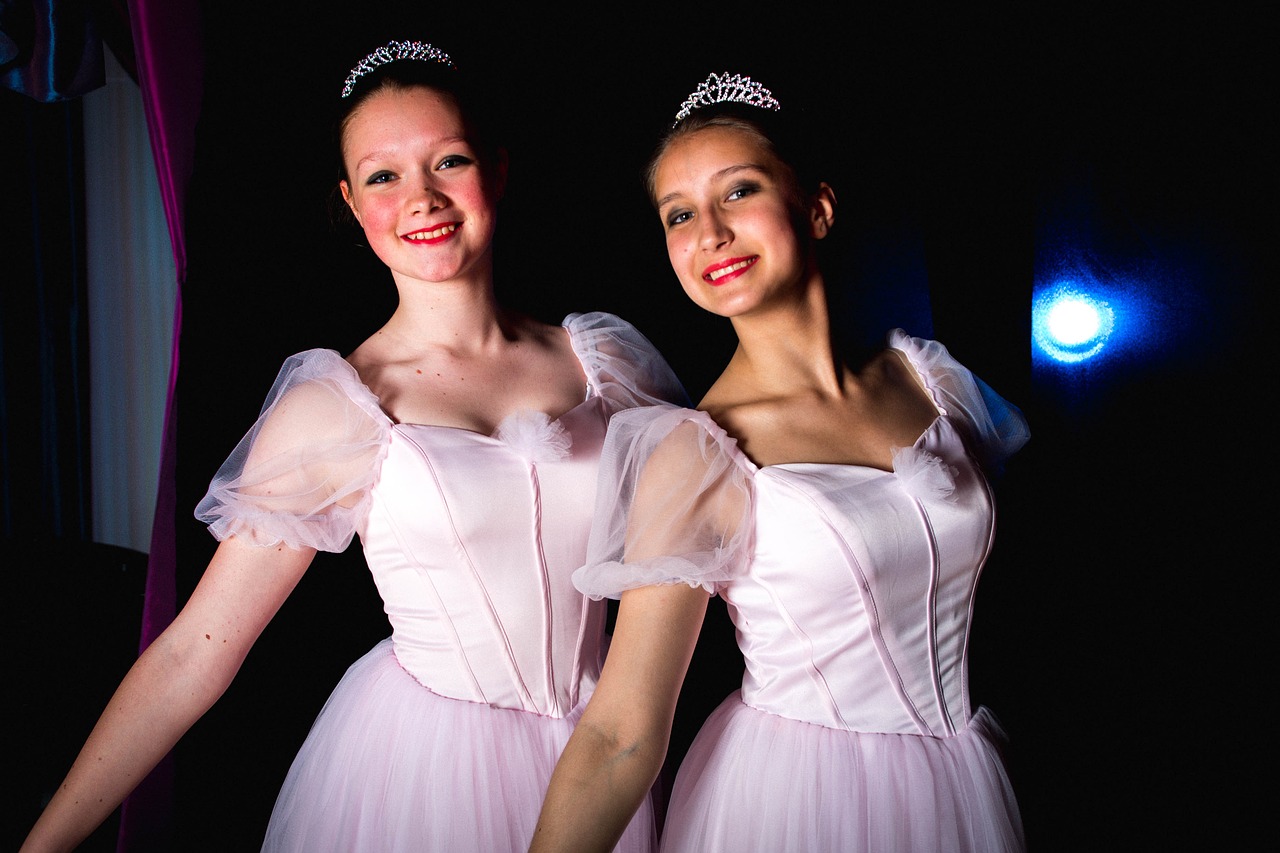 Image - dancers girls pink dress princes