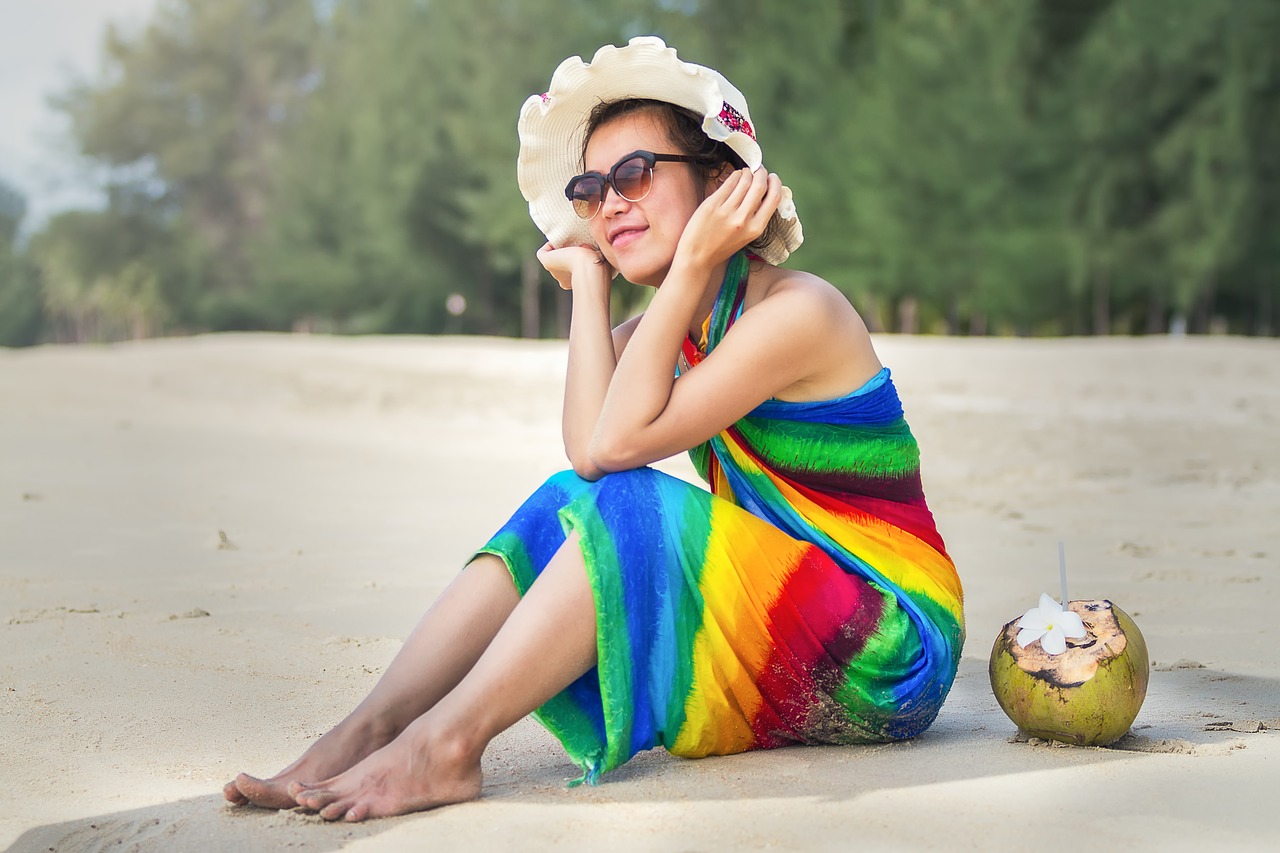 Image - bali beach caucasian people