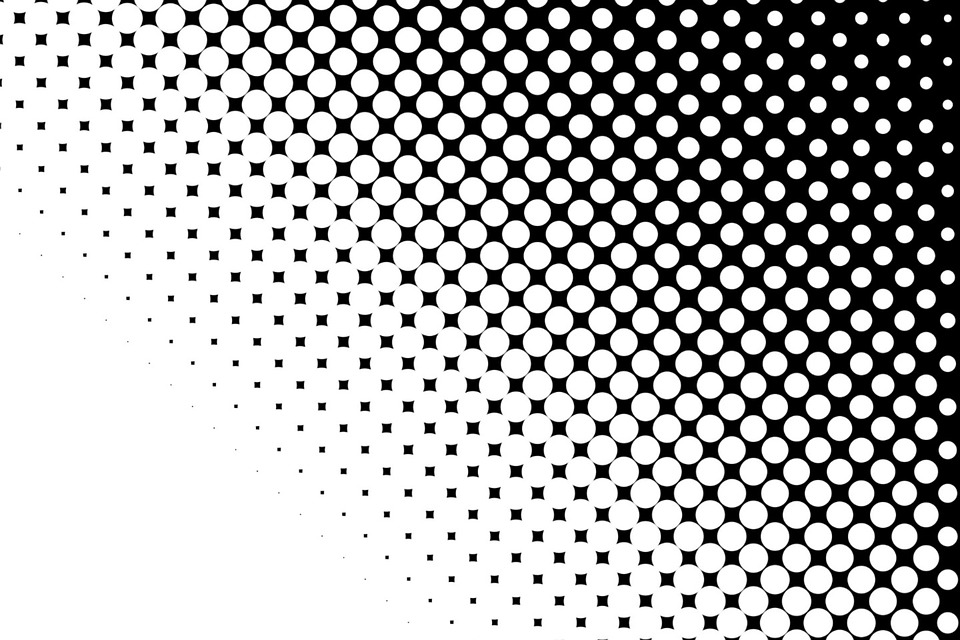 Image - dots black white design pattern