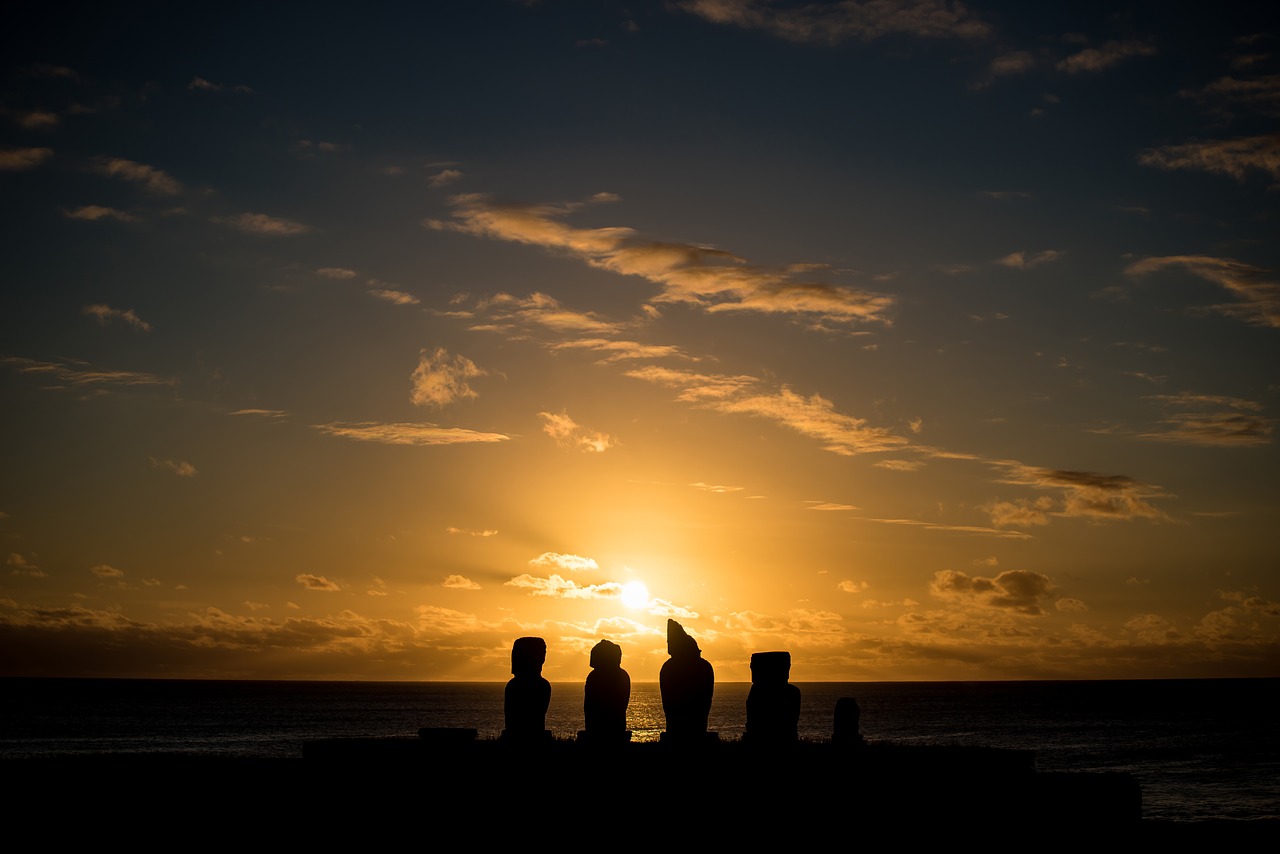 Image - easter island chile statues