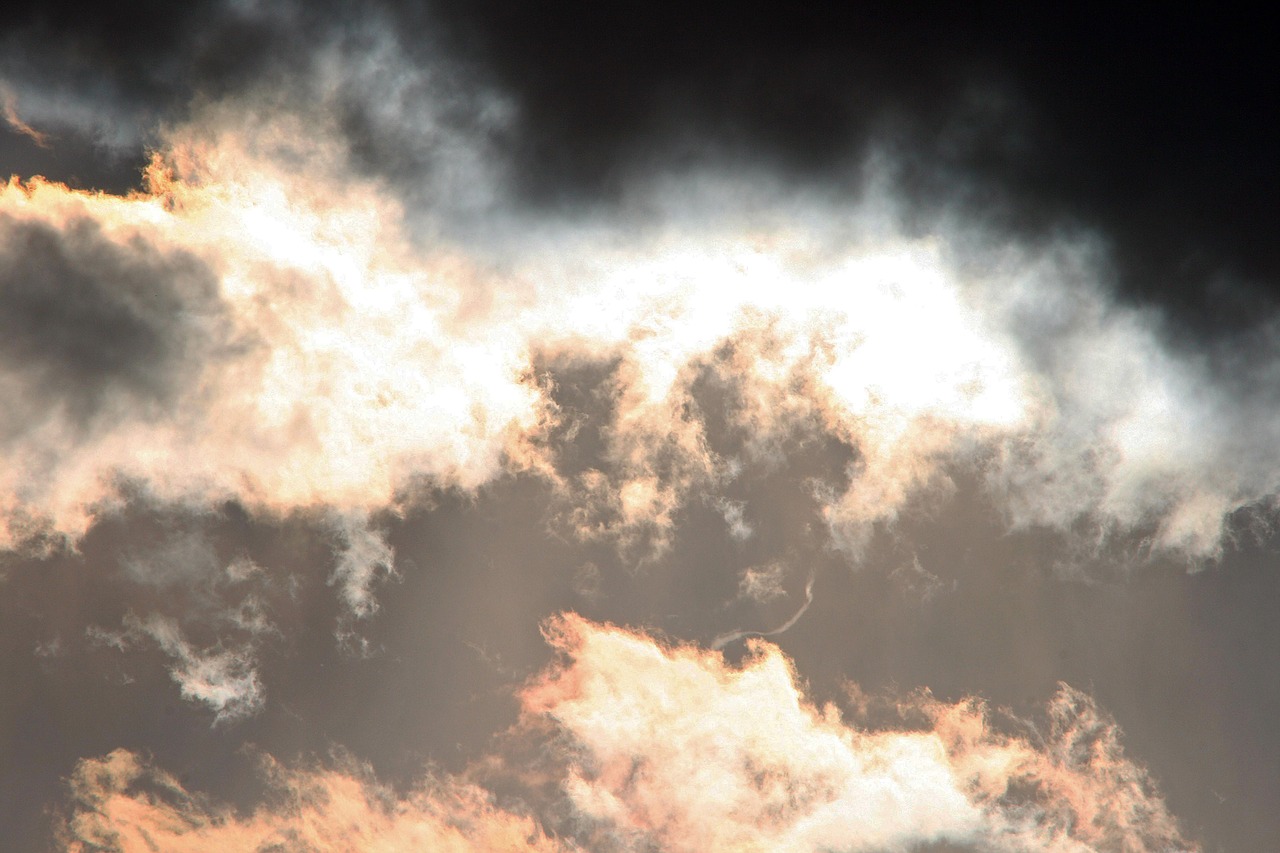 Image - glistening clouds sky clouds dark