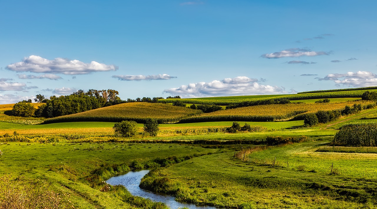 Image - wisconsin panorama fields meadow