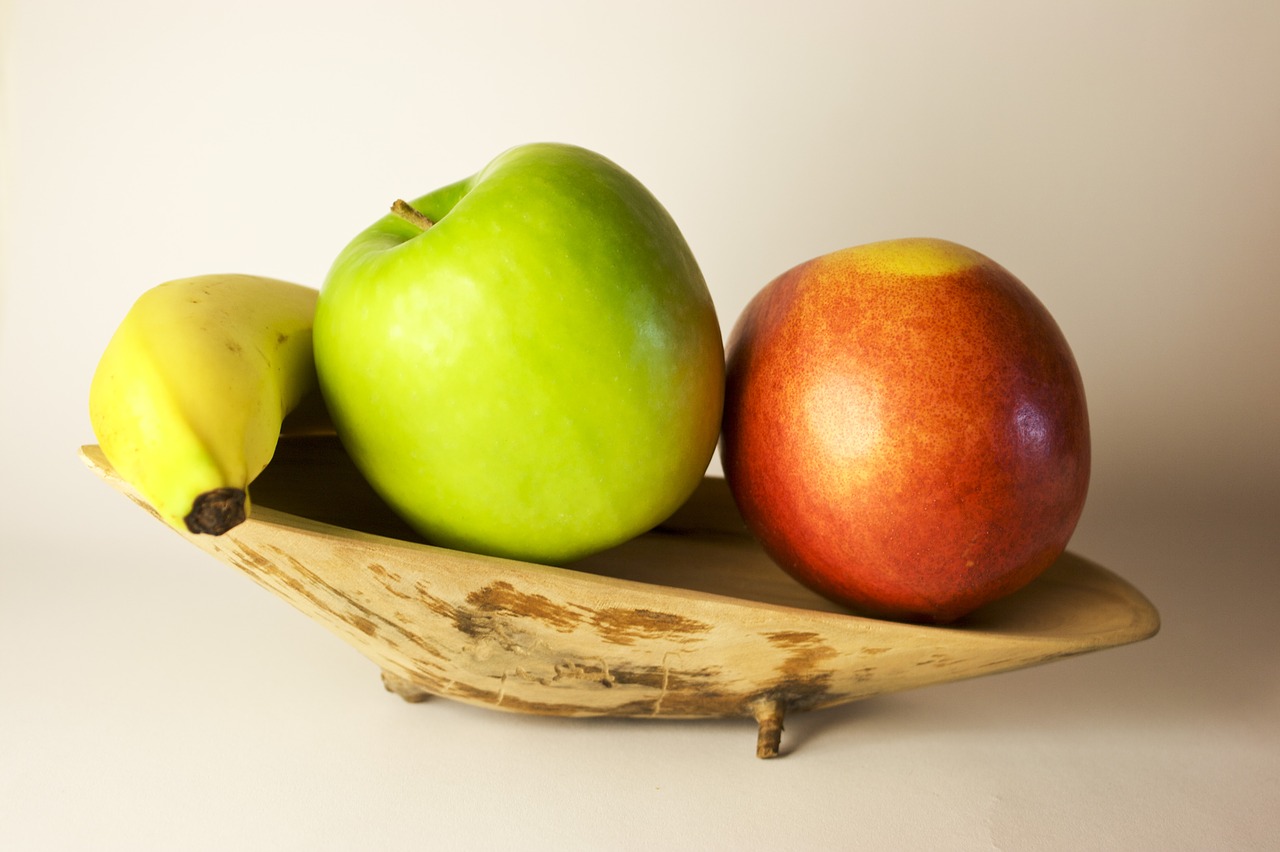 Image - apple fruit shell banana