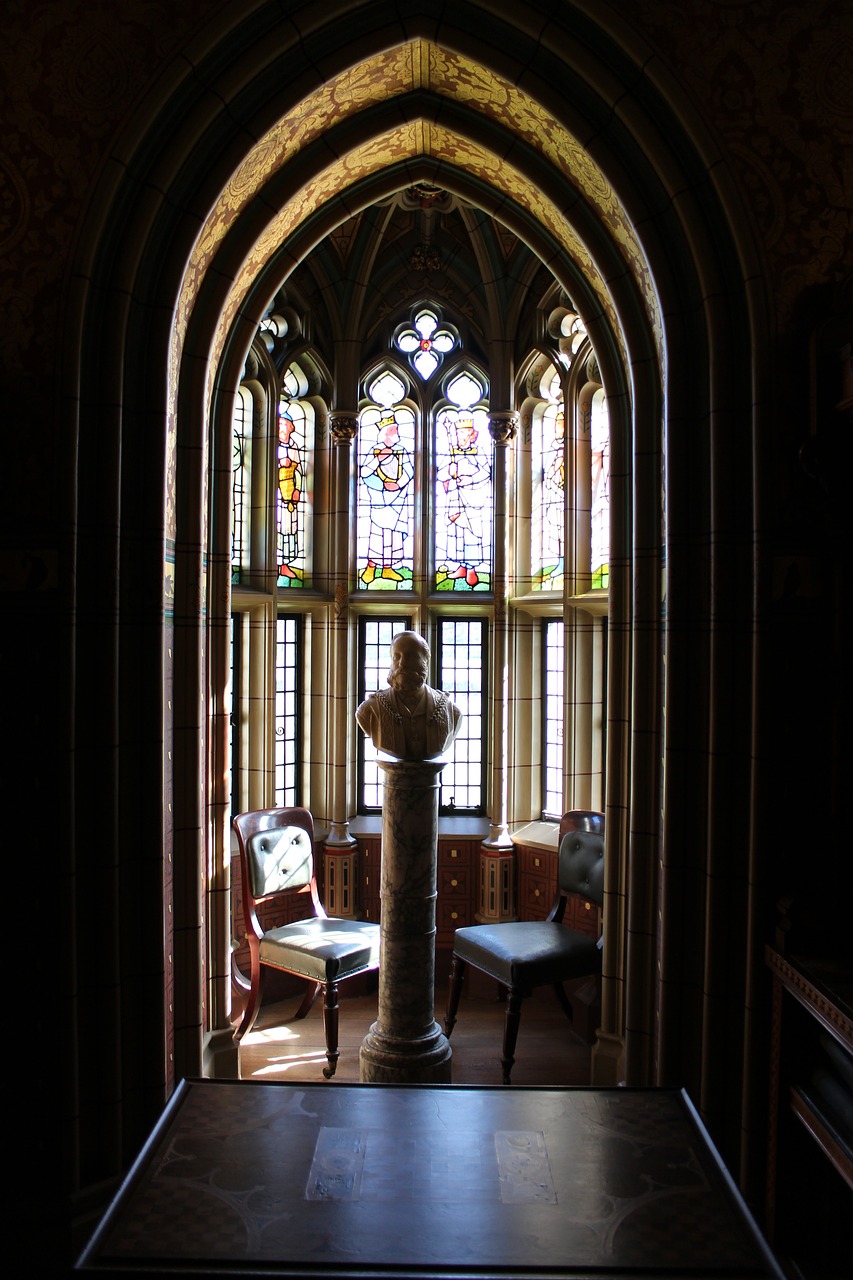 Image - library window stained glass glass