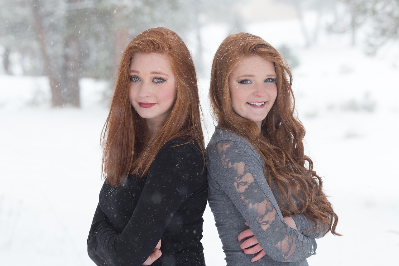 Image - sisters redheads beautiful happy