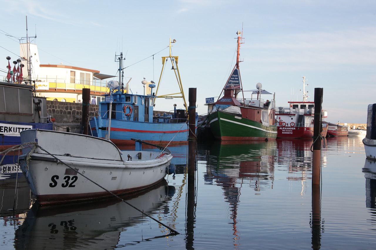 Image - rügen sea water boot boats port