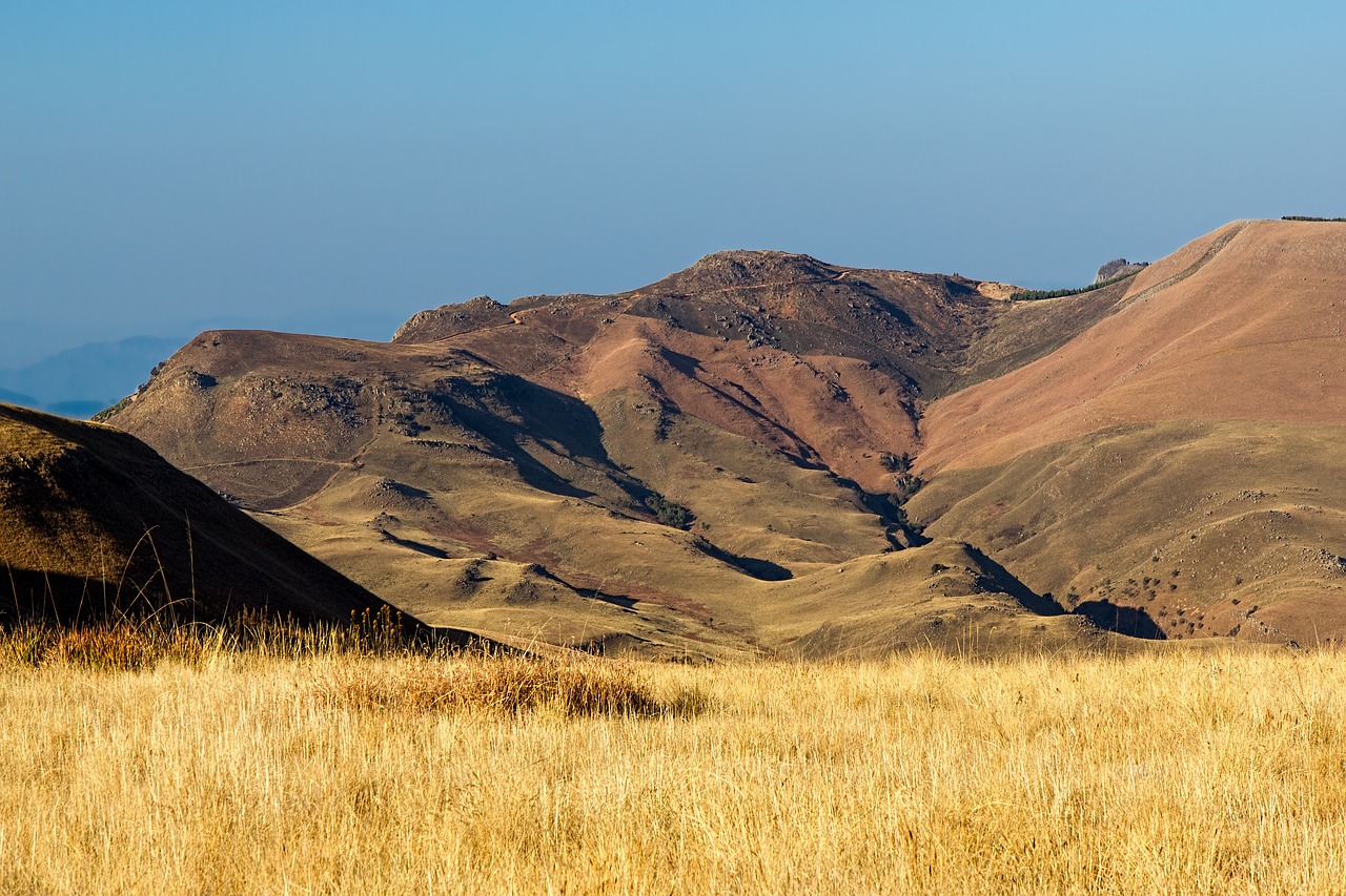 Image - mountains grassland landscape