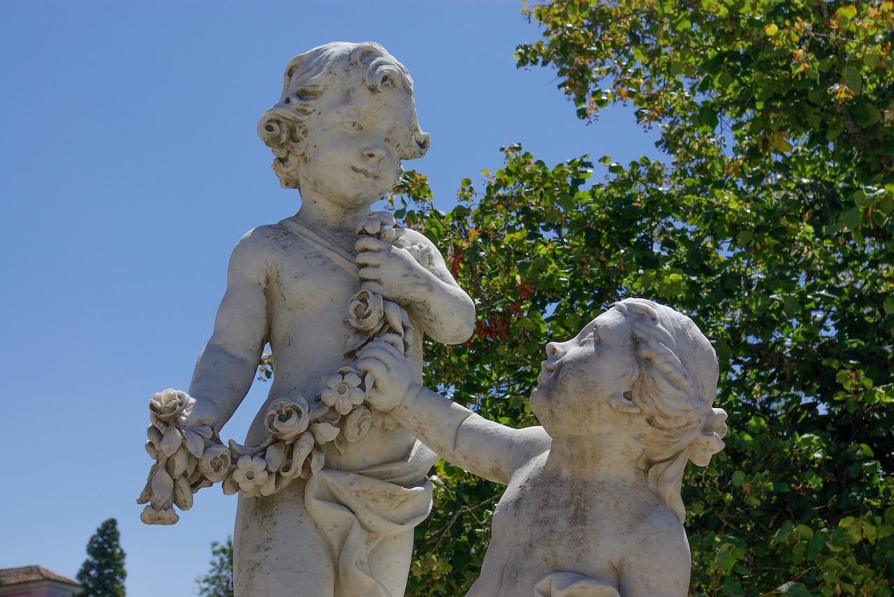 Image - portugal statue park garden lisboa