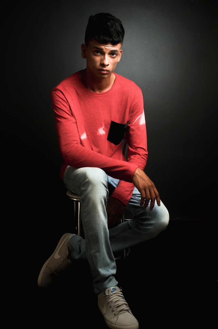 Image - men portrait strength dark people