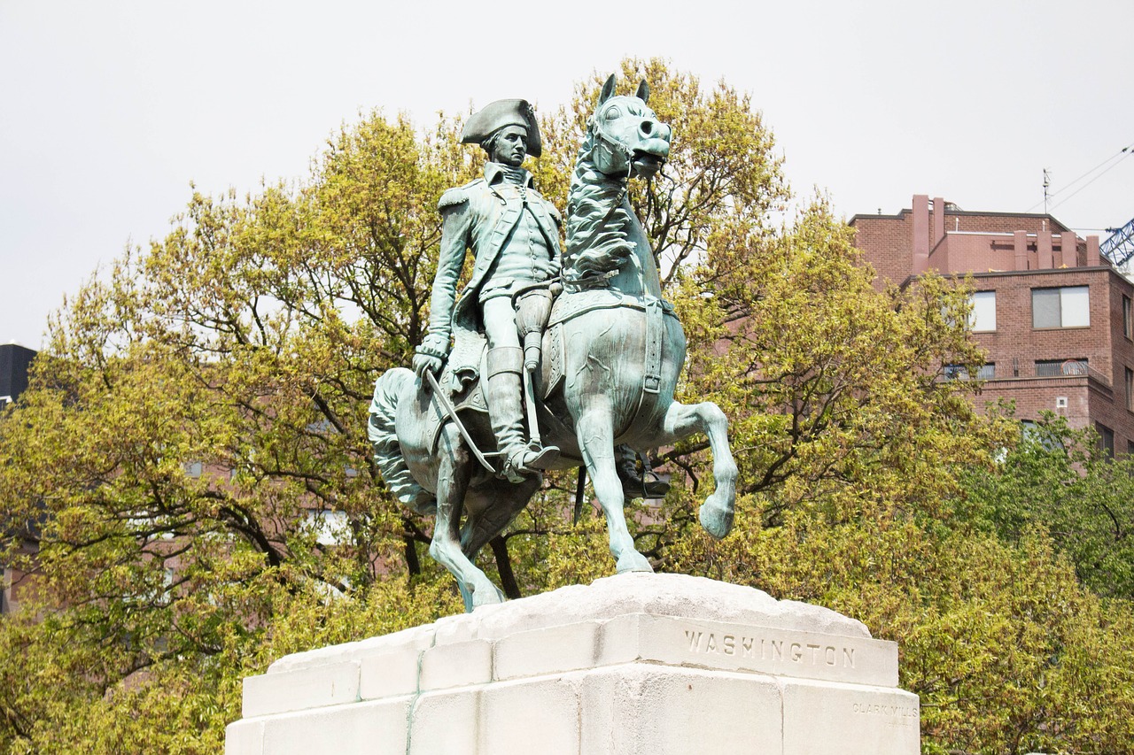 Image - washington sculpture statue bronze