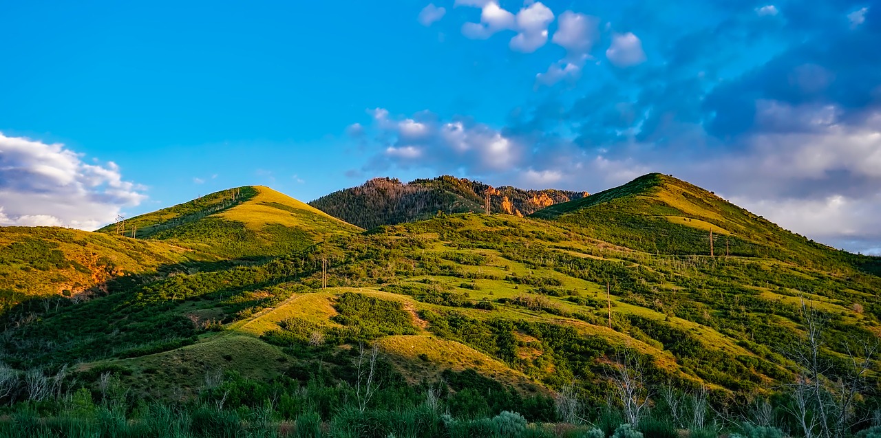 Image - utah panorama mountains landscape