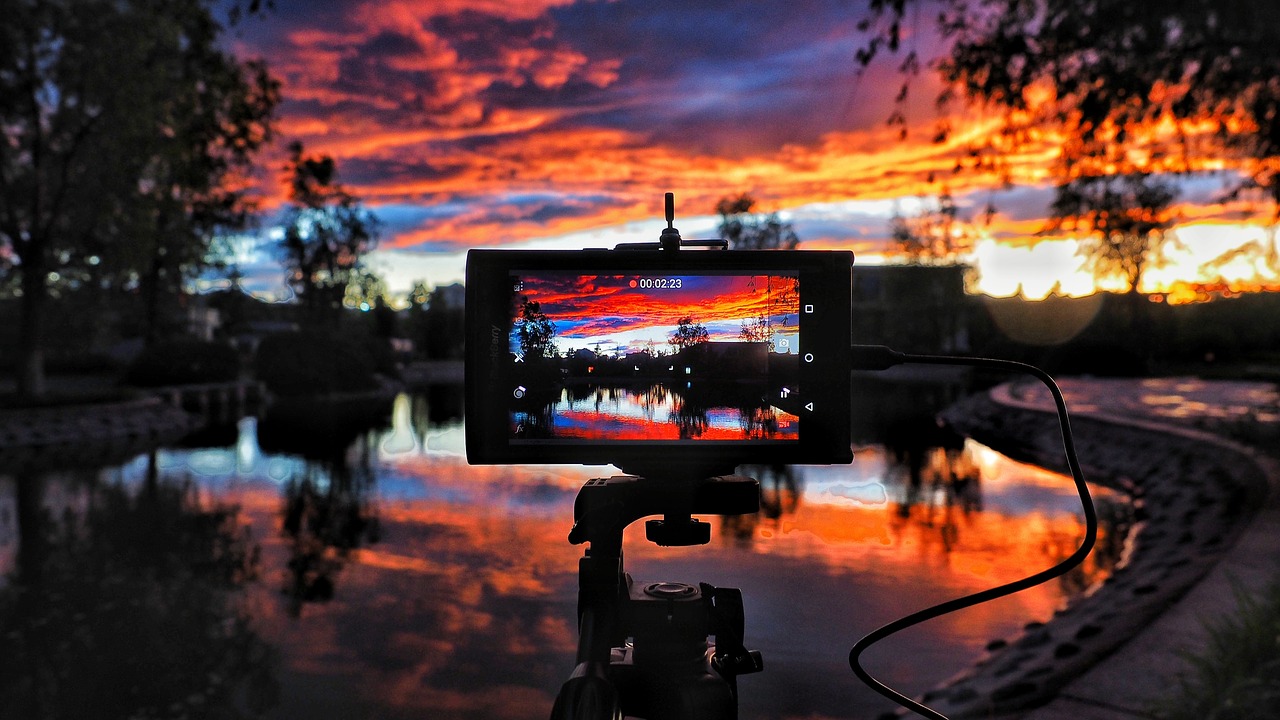 Image - clouds photography reflection river