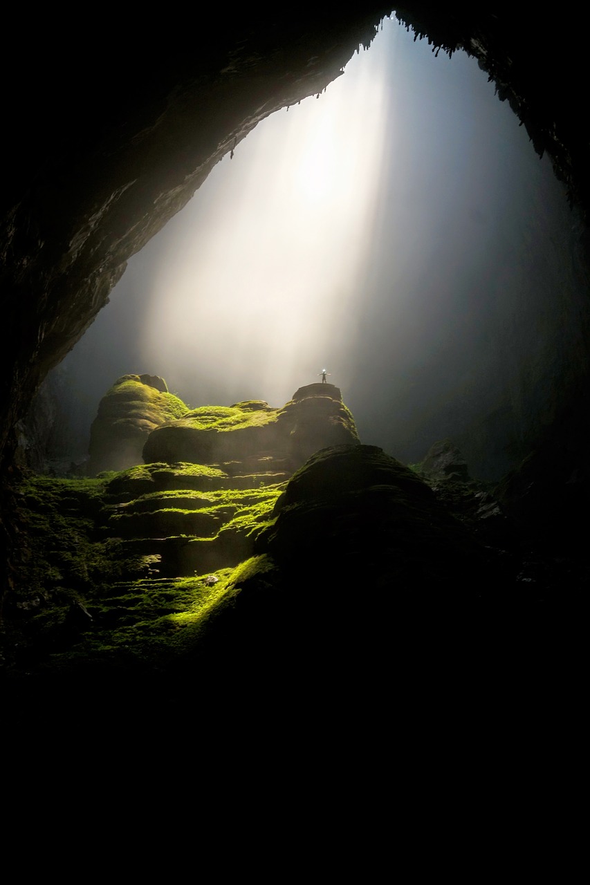 Image - cave cavern dark daylight