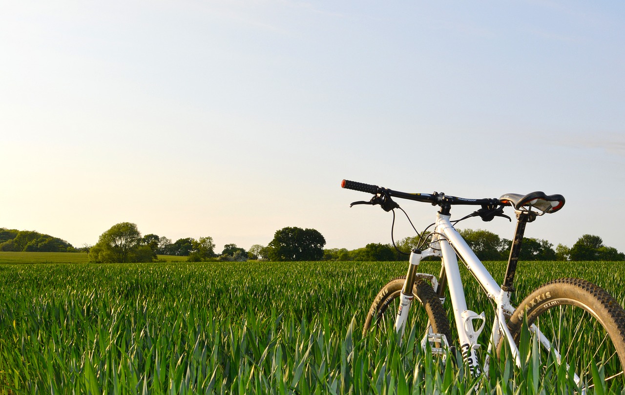 Image - bicycle bike countryside cropland