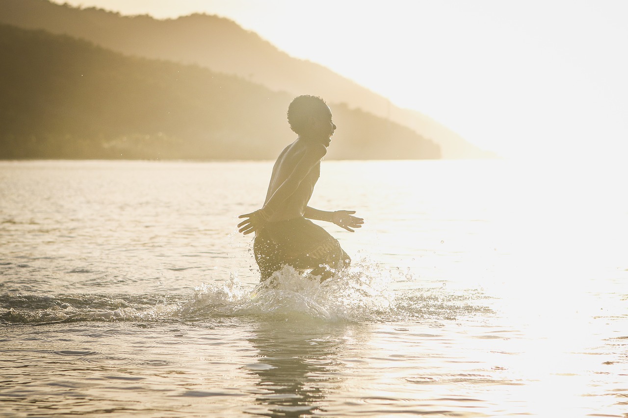 Image - beach boy fun happy nature ocean