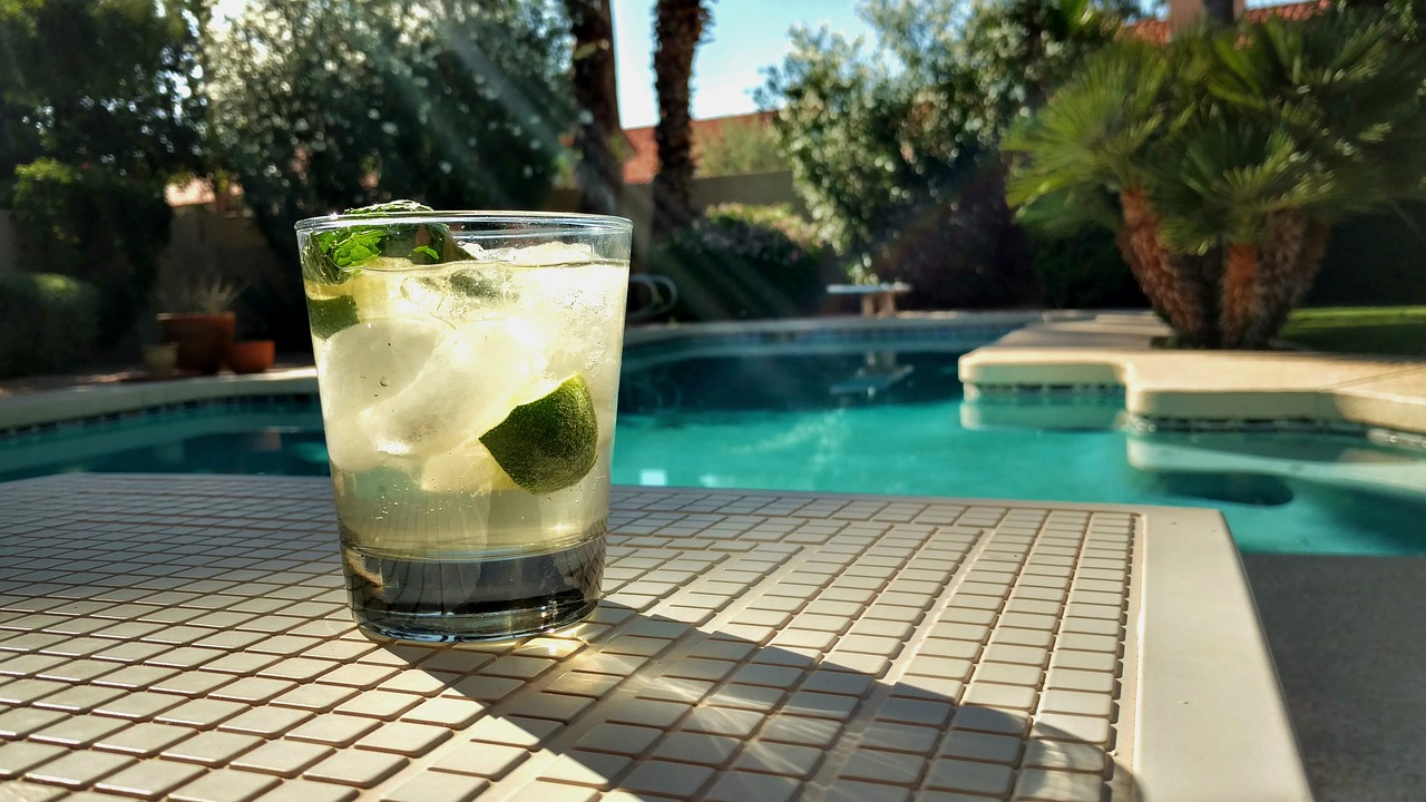 Image - summer swimming pool tropical