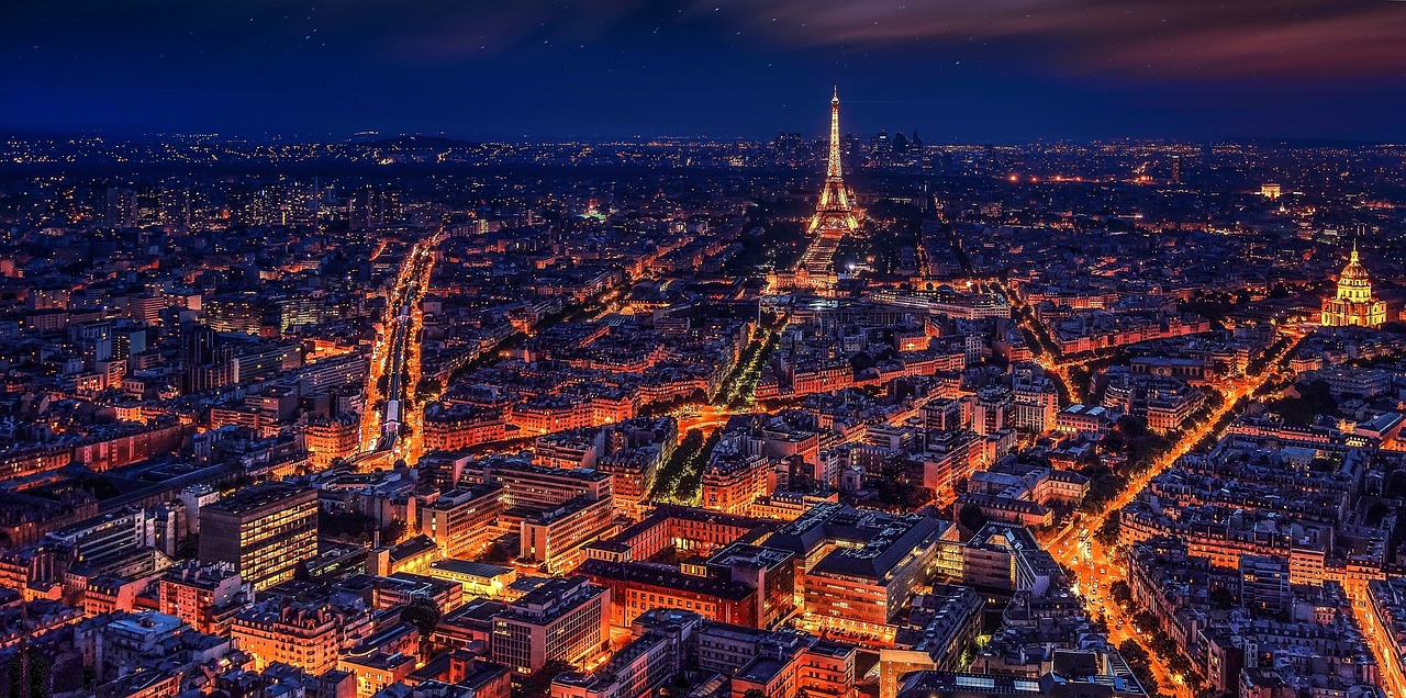 Image - paris france eiffel tower night