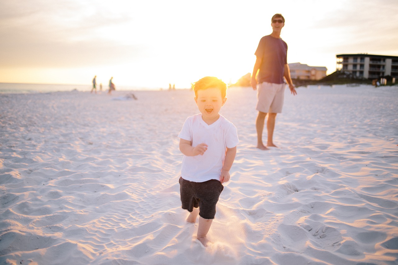 Image - beach child kid ocean people sand