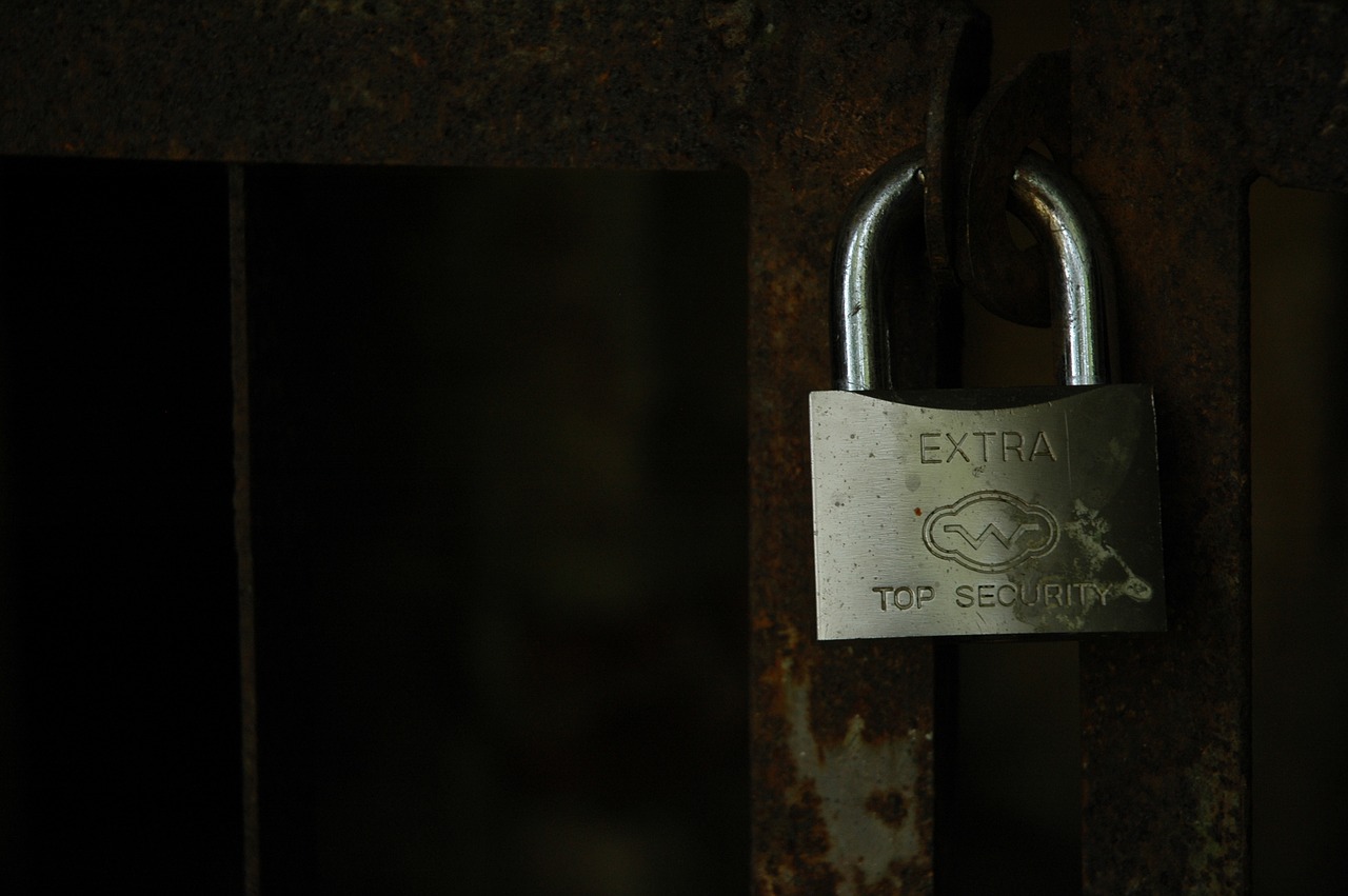 Image - fence padlock security