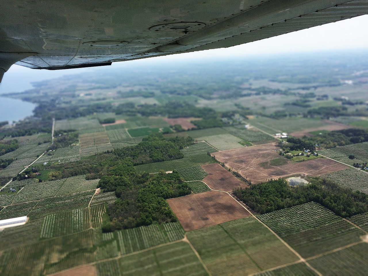 Image - aerial agriculture cropland