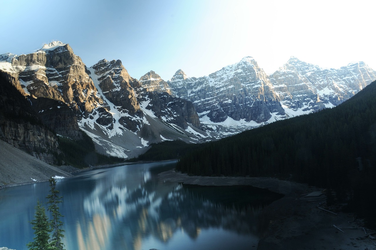 Image - cold daylight lake landscape