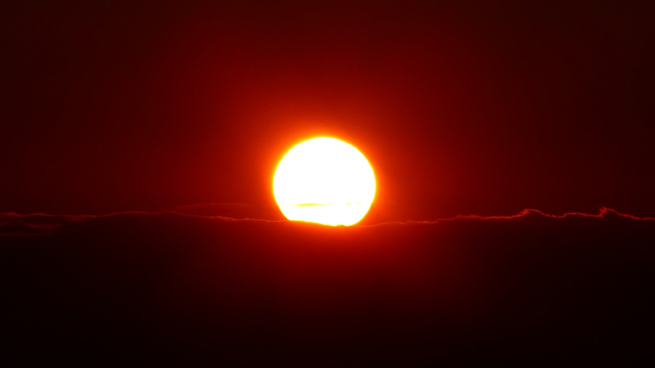 Image - fireball sun sonnenkugel sunset