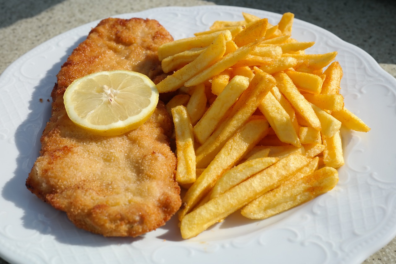 Image - schnipo schnitzel with fries