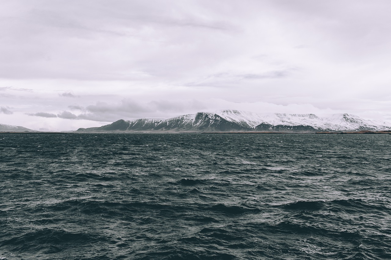 Image - clouds mountain nature ocean sea